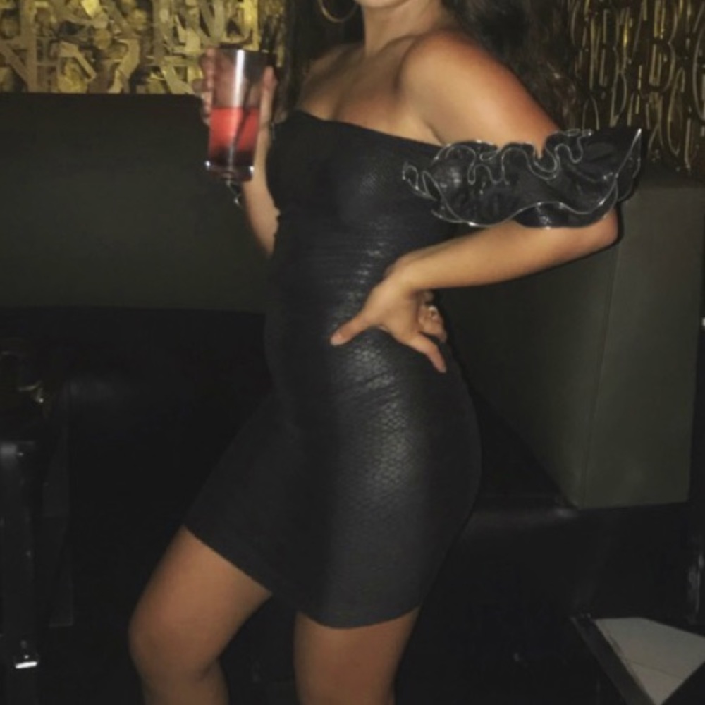 Snakeskin bodycon Dress